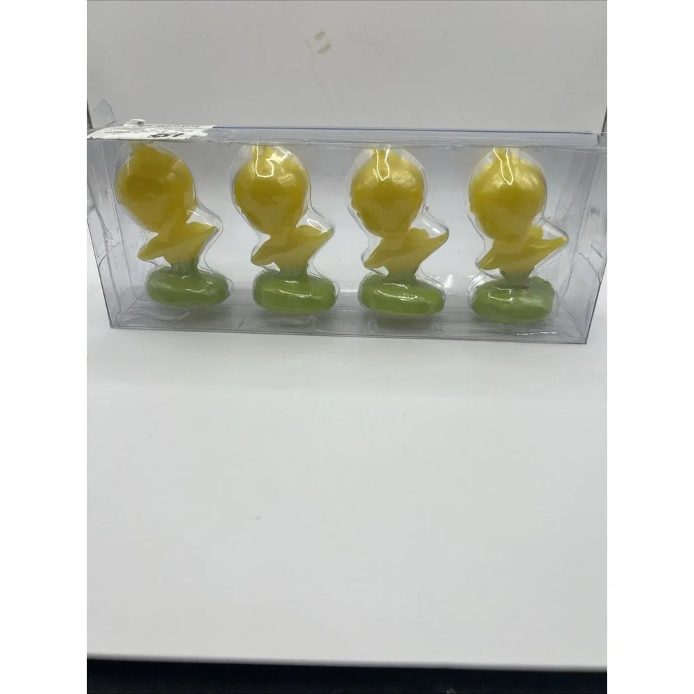 Vtg New In Box Set Of 4 Easter Chick Candles Target 2007 3